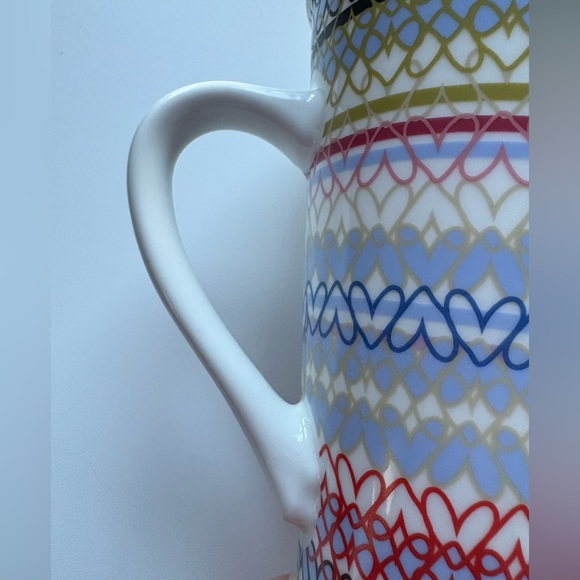 Starbucks Valentine's Day 2019 Multicolor Hearts Tall Coffee Tea Latte Mug 16oz - Picture 7 of 8